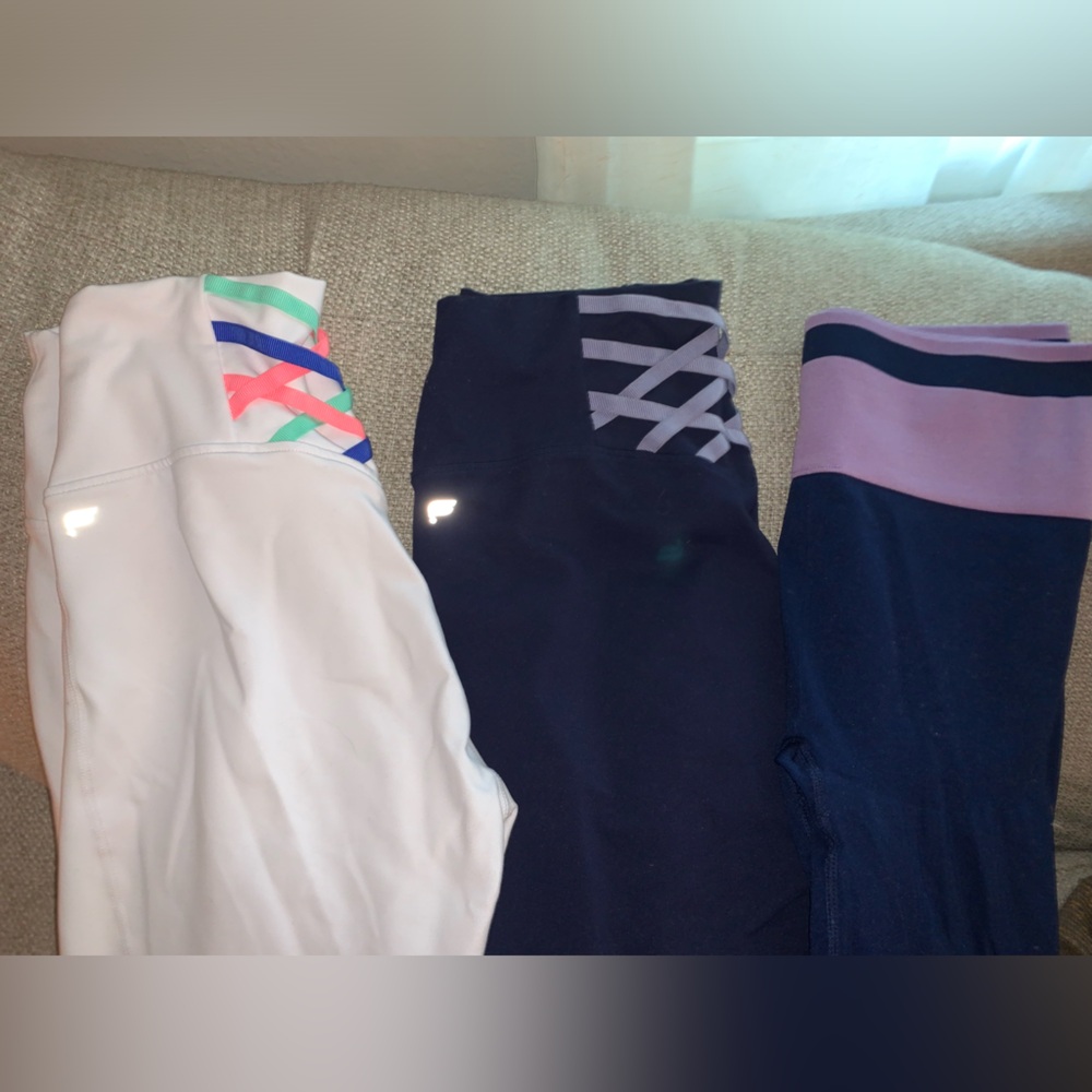 3 fabletics leggings size large